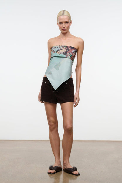 Cecile Scarf Endless Summer | STAUD New