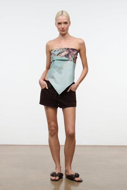 Cecile Scarf Endless Summer | STAUD New