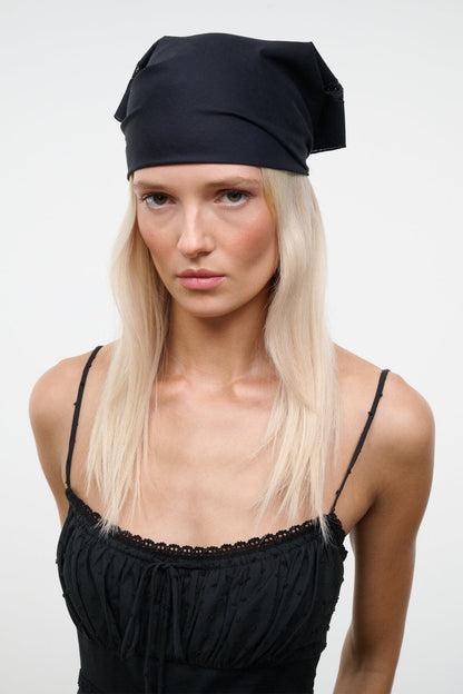 Sunny Headscarf Black | STAUD Everyday