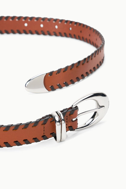 Moon Metal Keeper Belt - 26 Mm Tabac Espresso | STAUD Essential