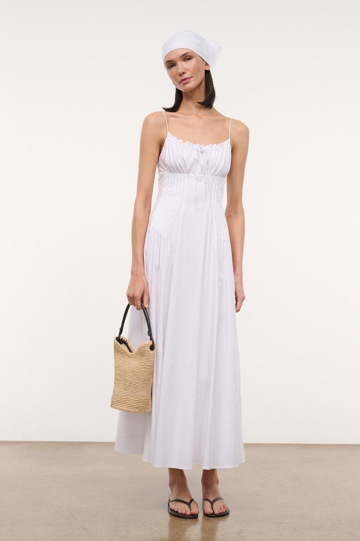 Margi Dress White | STAUD Sale