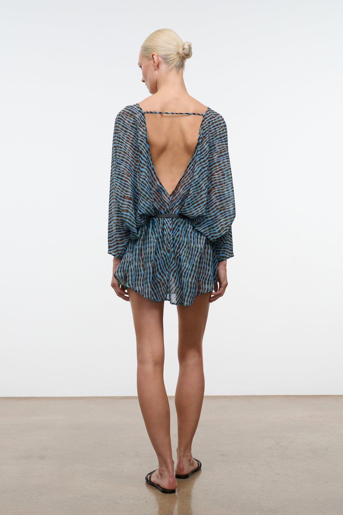 Nour Mini Dress Tidal Shell | STAUD Customer Favorite