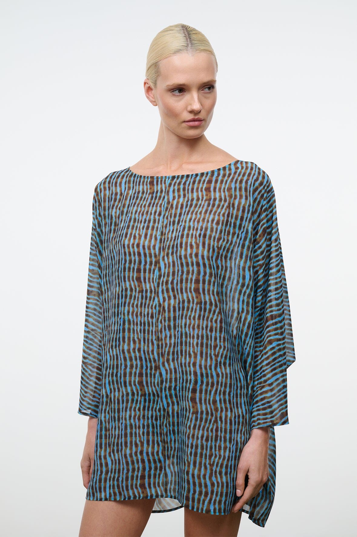 Nour Mini Dress Tidal Shell | STAUD Customer Favorite