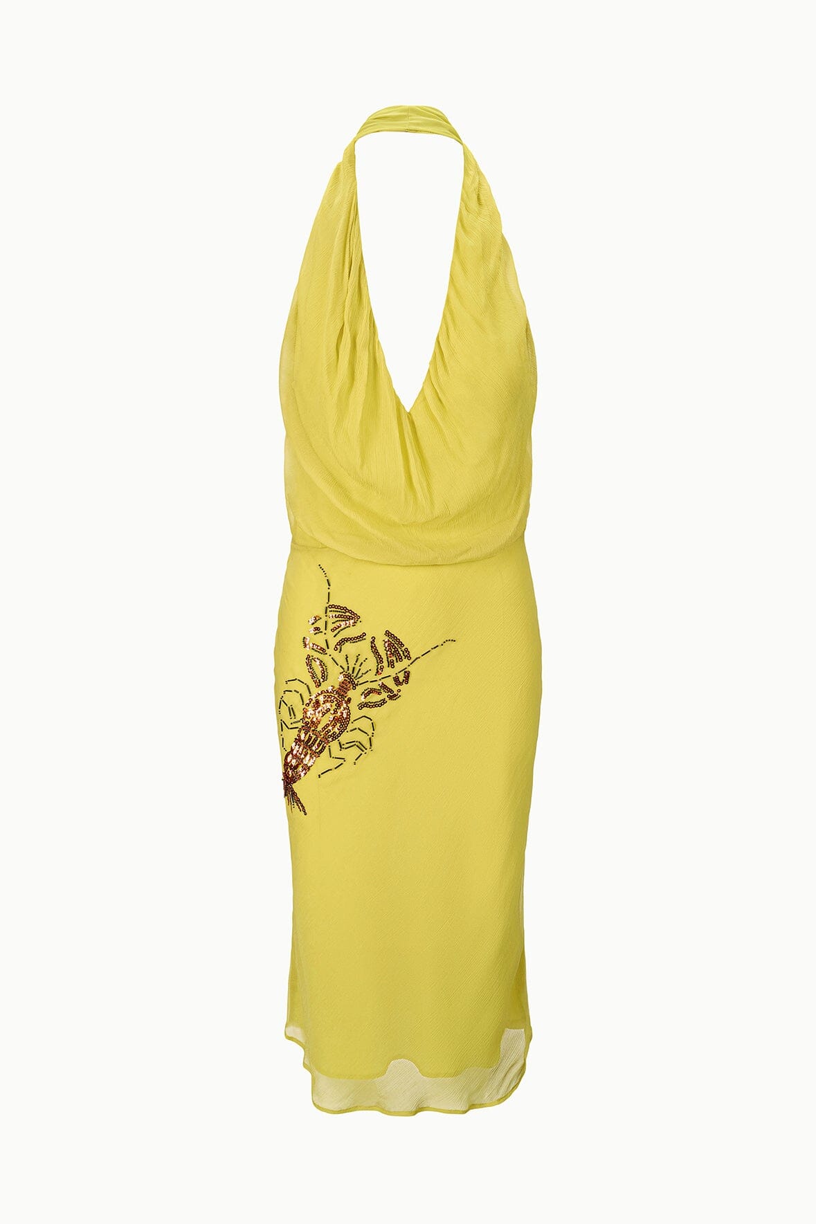 Simona Dress Citron | STAUD Trusted