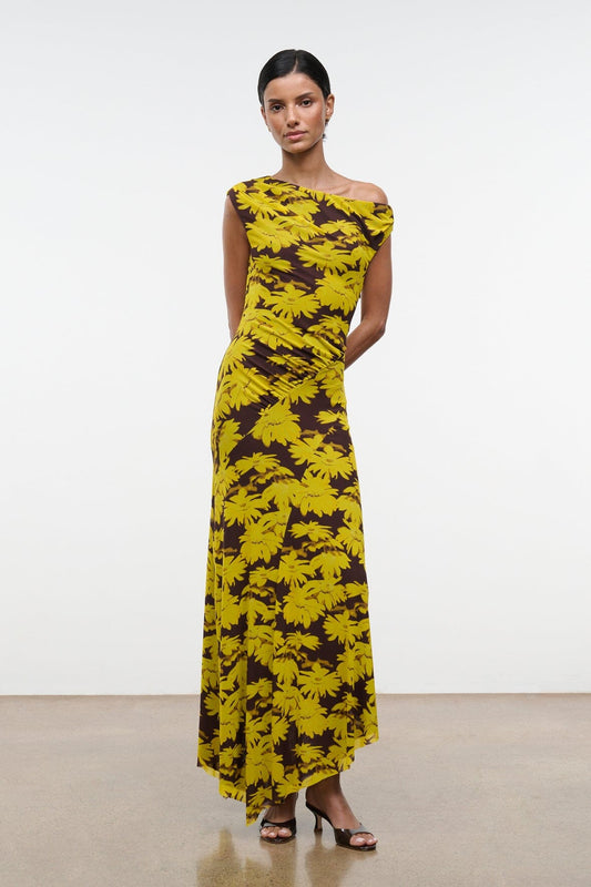 Amaris Dress Golden Daisy | STAUD Classic