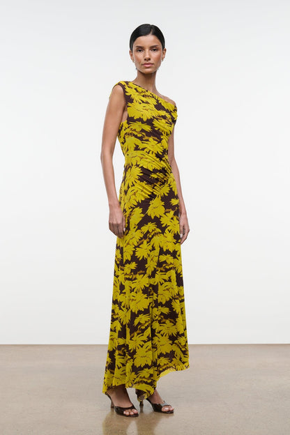 Amaris Dress Golden Daisy | STAUD Classic