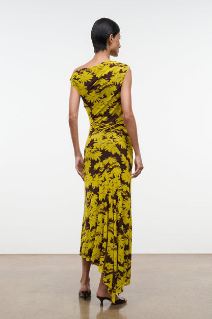 Amaris Dress Golden Daisy | STAUD Classic