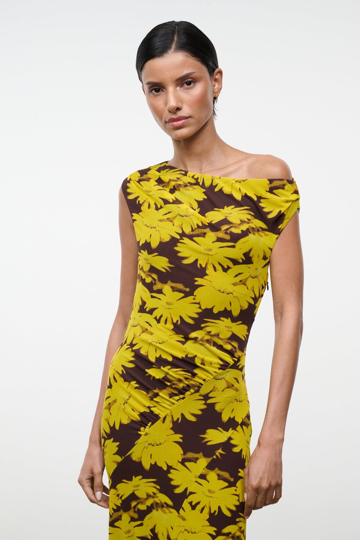 Amaris Dress Golden Daisy | STAUD Classic