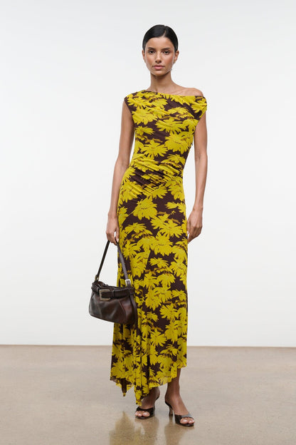 Amaris Dress Golden Daisy | STAUD Classic