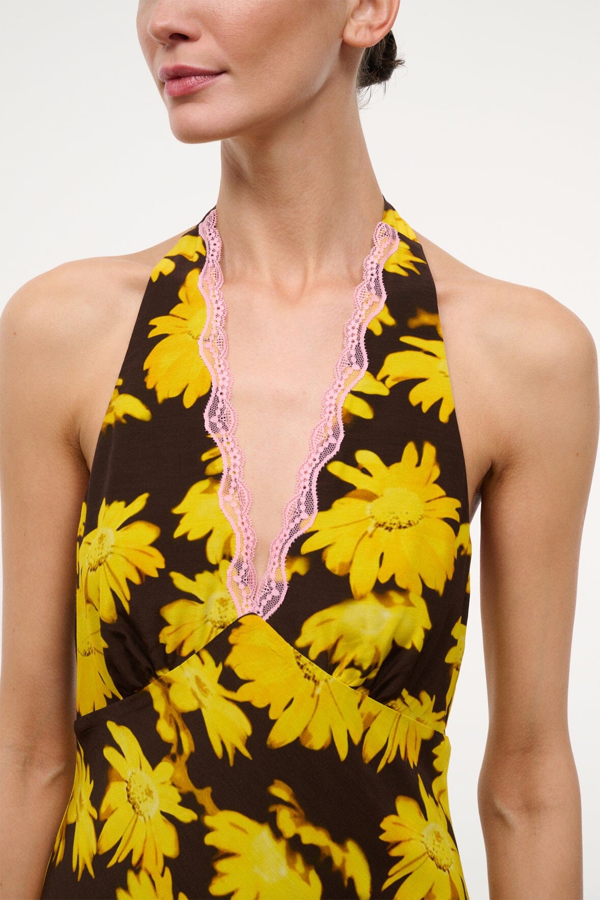 Lucca Mini Dress Golden Daisy | STAUD Top Pick