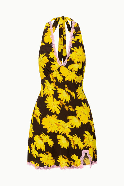Lucca Mini Dress Golden Daisy | STAUD Top Pick