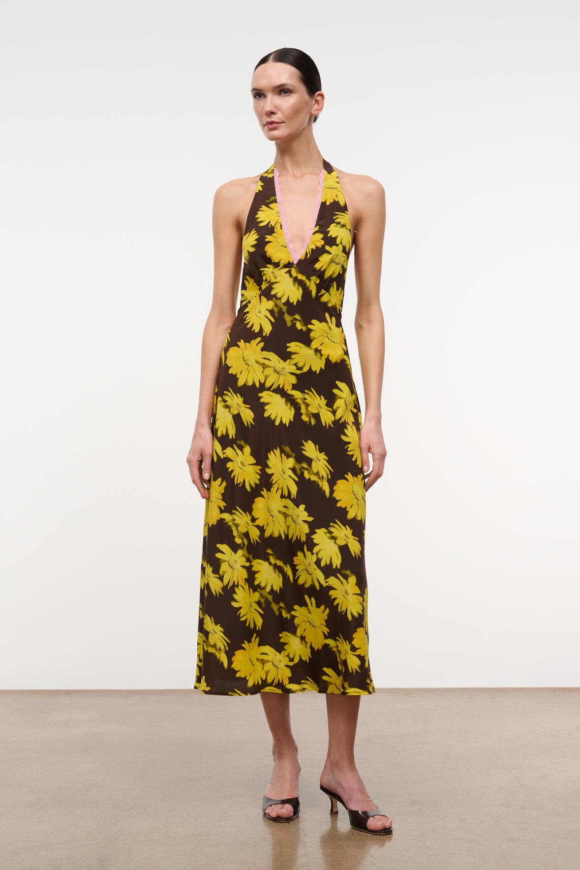 Lucca Dress Golden Daisy | STAUD Special Offer