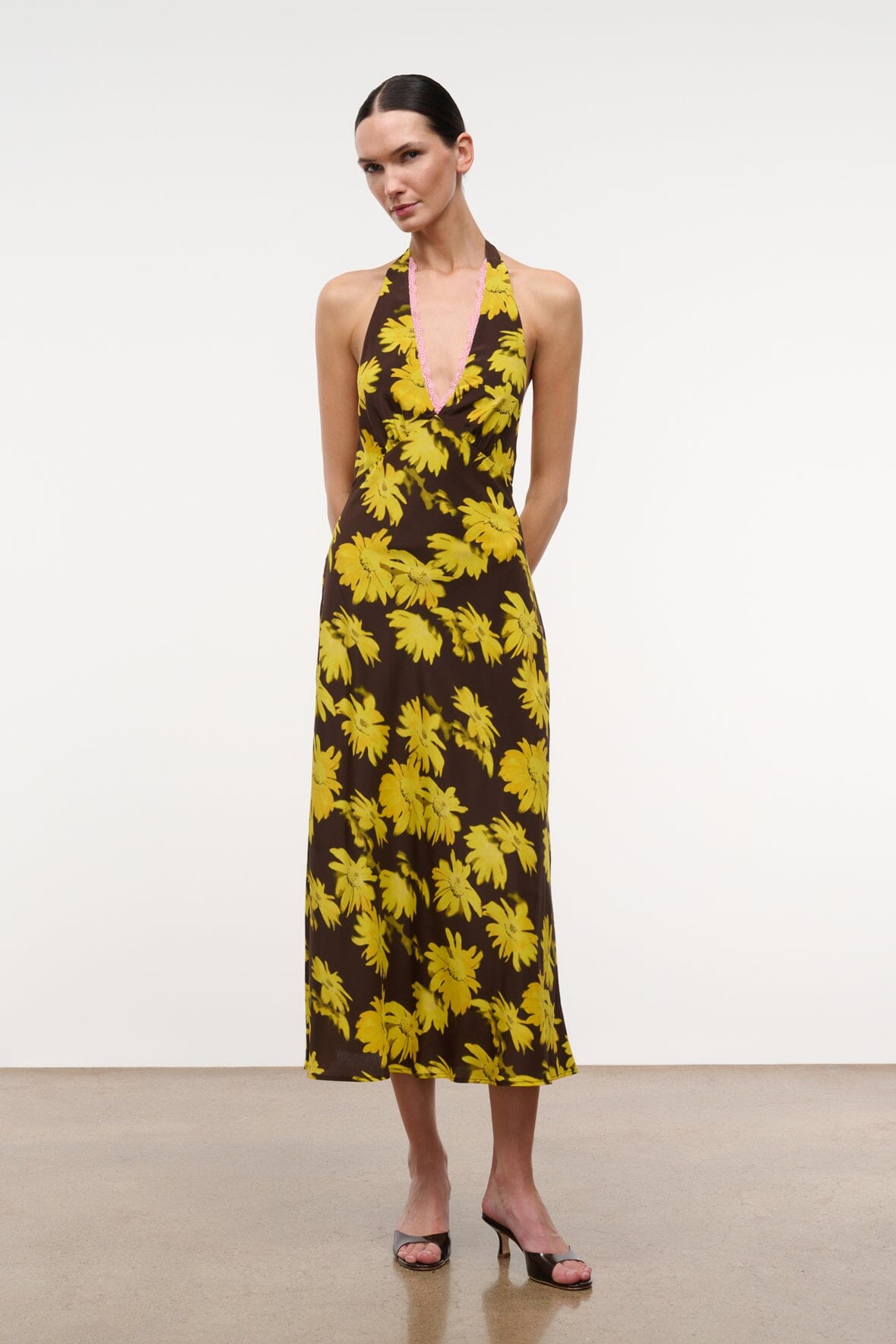Lucca Dress Golden Daisy | STAUD Special Offer