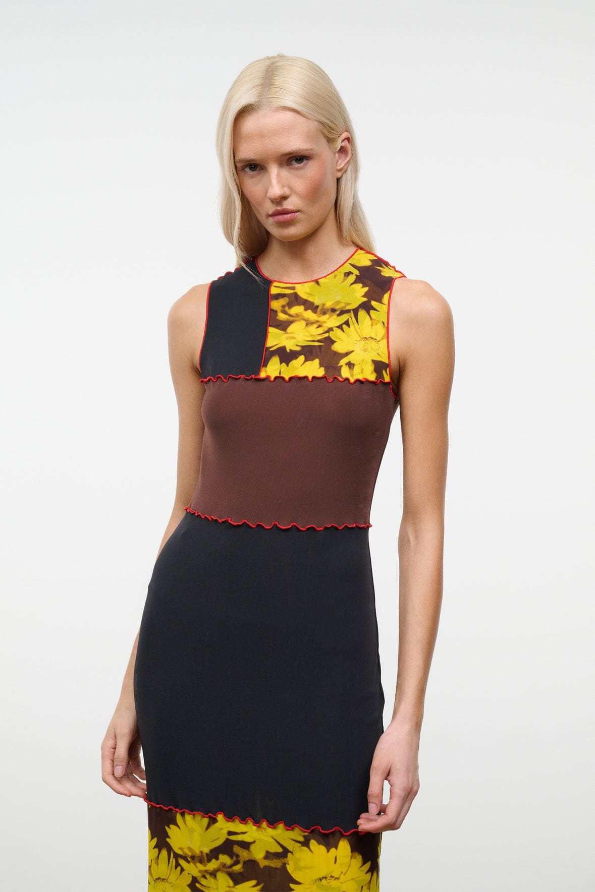 Primo Dress Daisy Multi | STAUD Featured