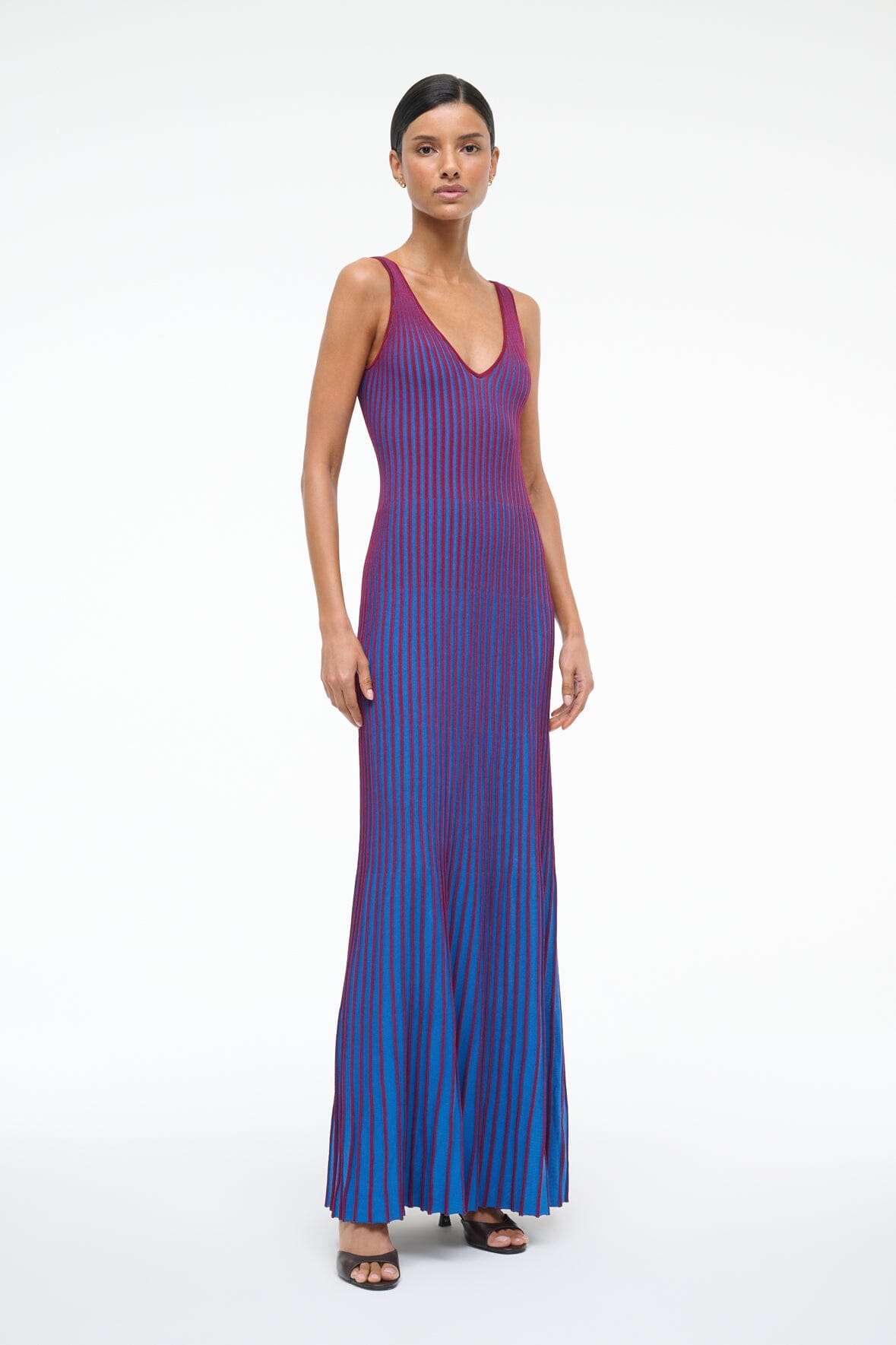 Claretta Dress Atlas | STAUD Classic