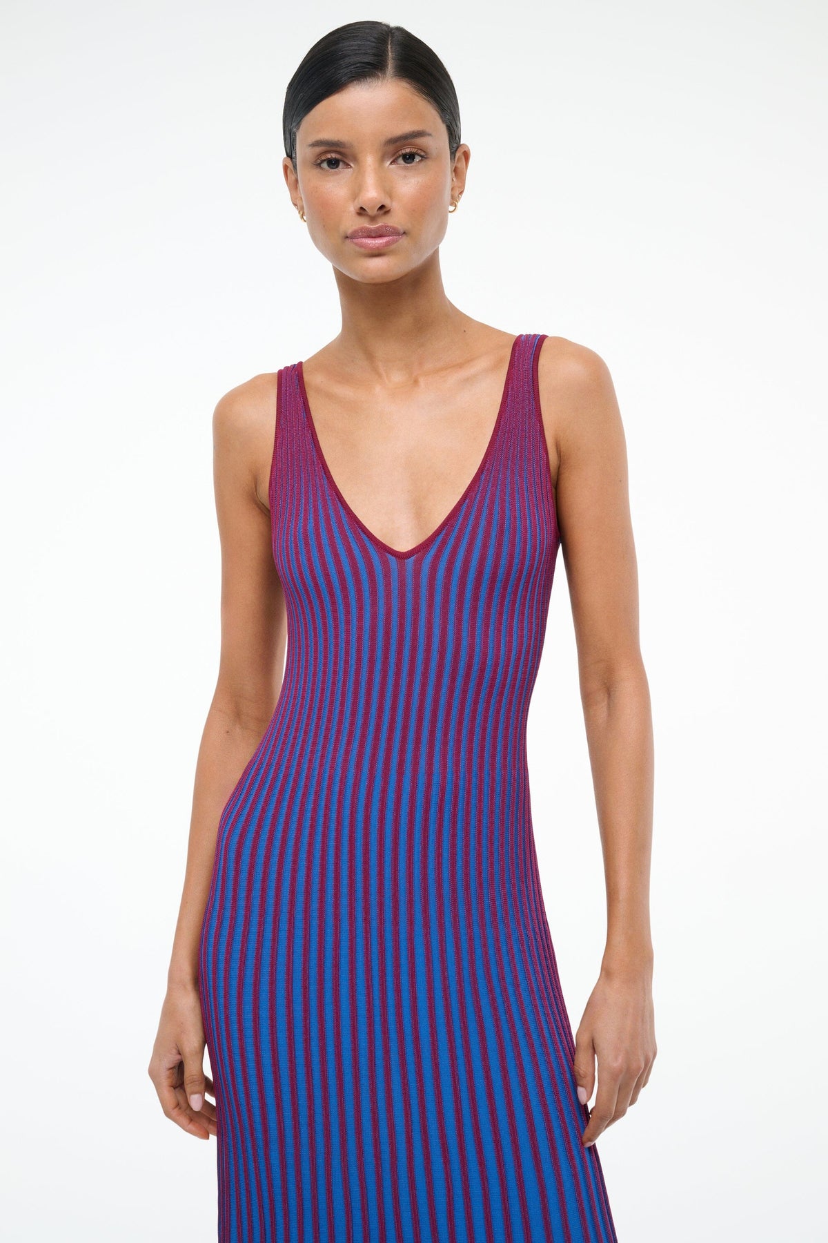 Claretta Dress Atlas | STAUD Classic