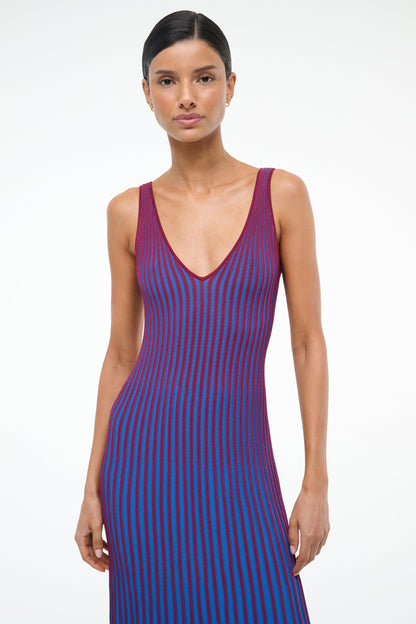 Claretta Dress Atlas | STAUD Classic