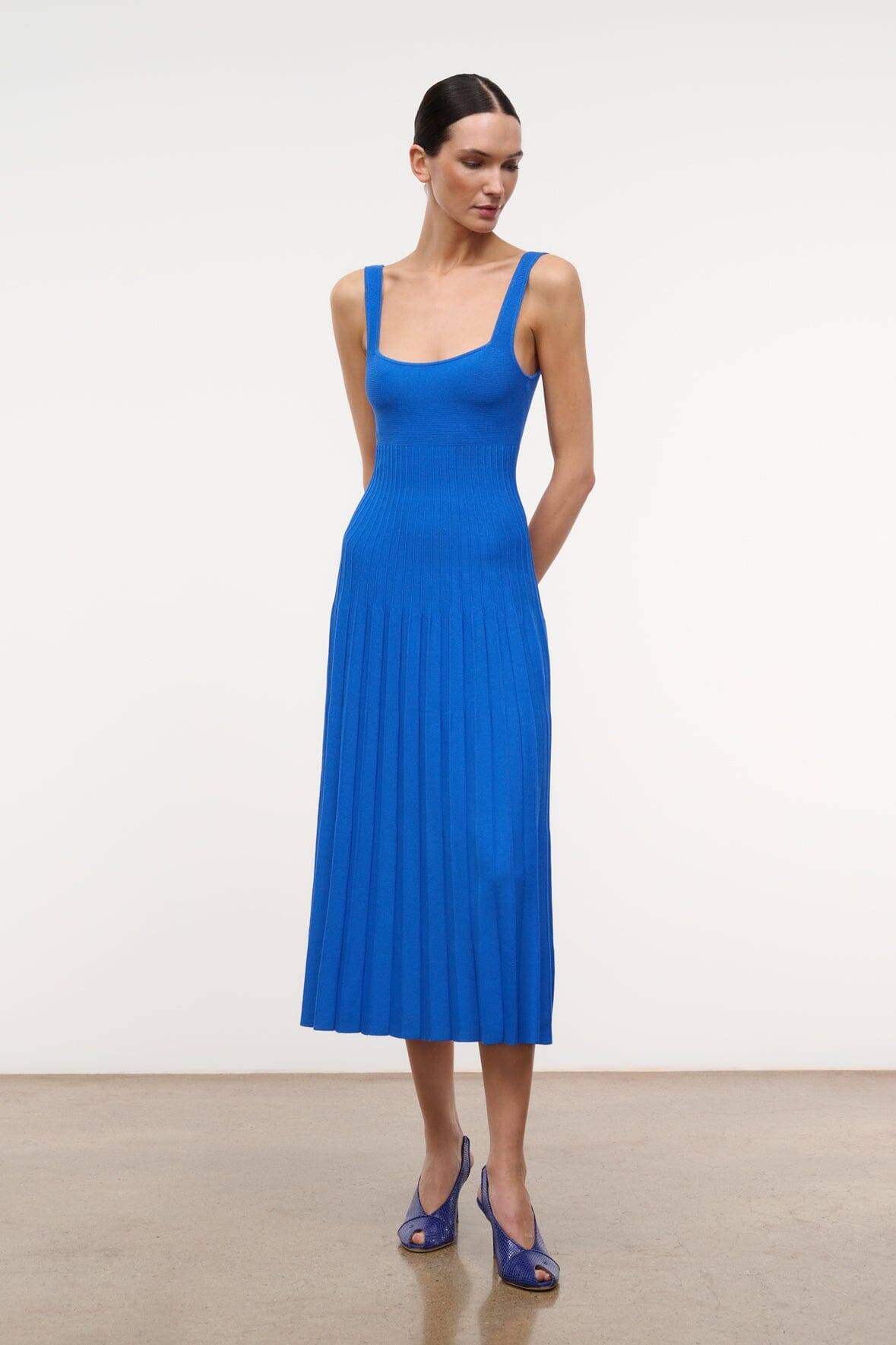 Ellison Dress Cobalt | STAUD Deals