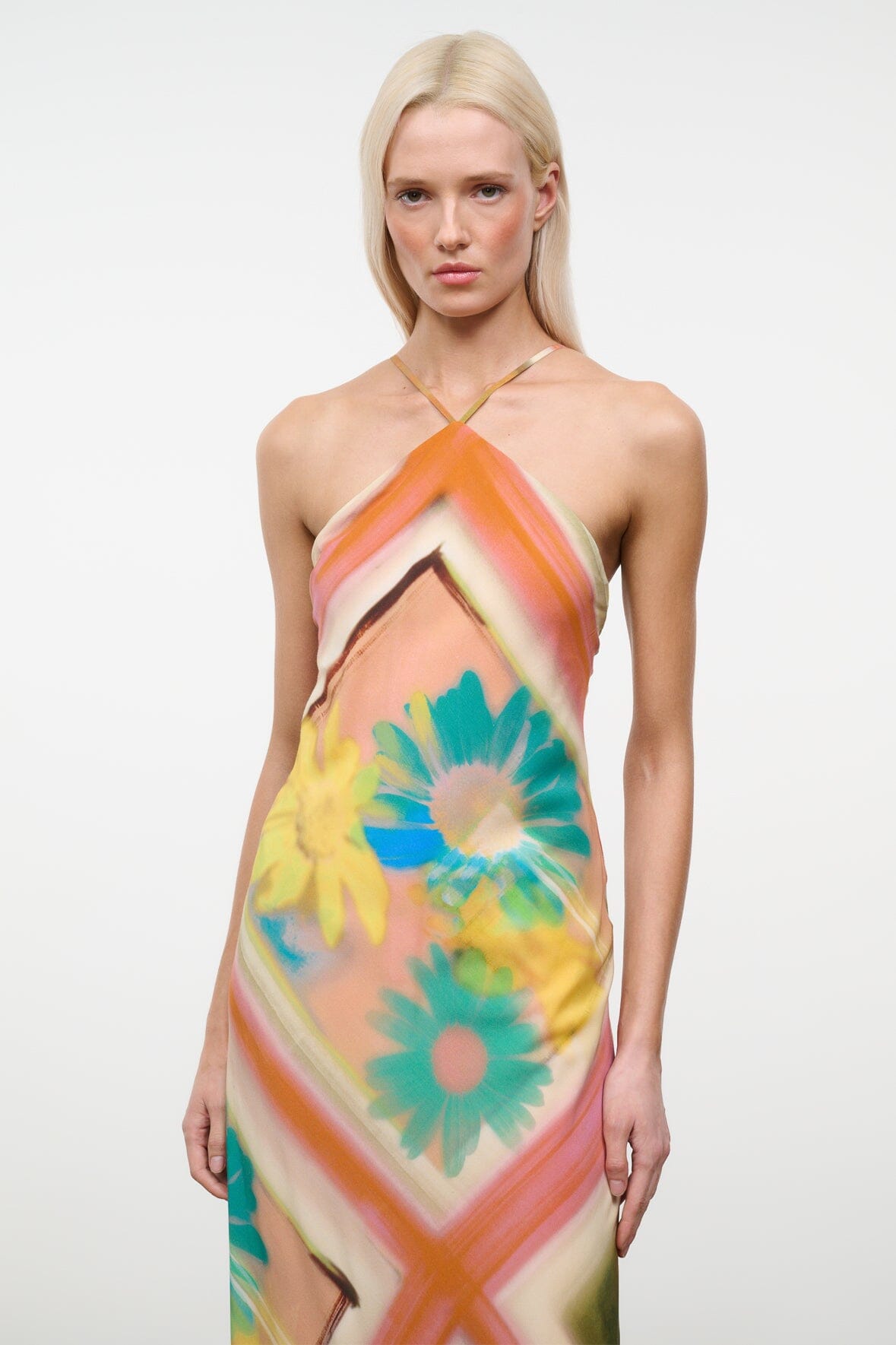Cubism Dress Superbloom Scarf | STAUD Deals