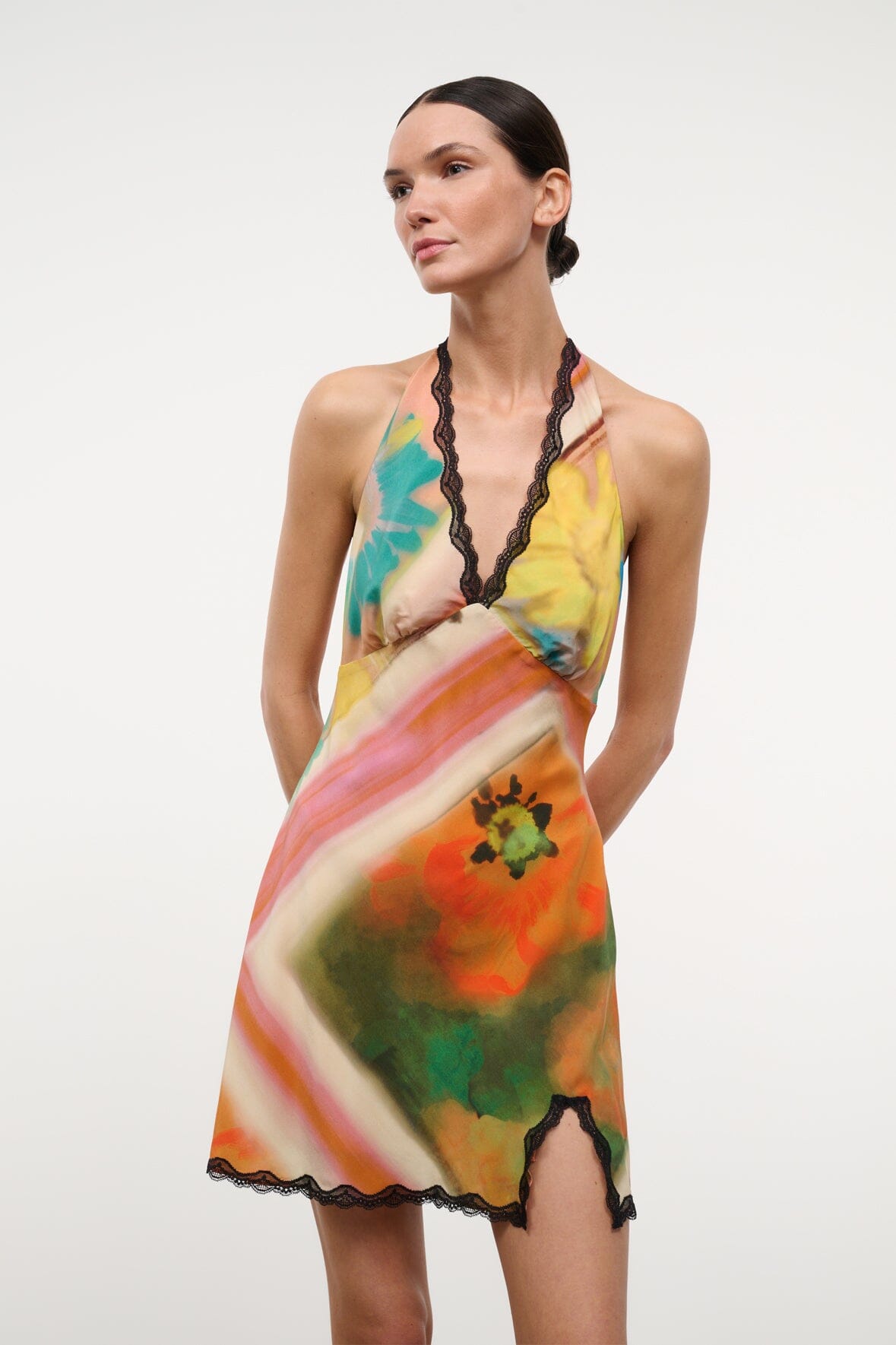 Lucca Mini Dress Superbloom Scarf | STAUD Customer Favorite