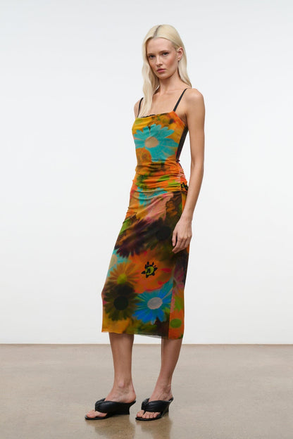 Evangeline Dress Superbloom | STAUD Sale
