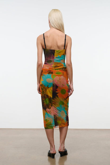 Evangeline Dress Superbloom | STAUD Sale