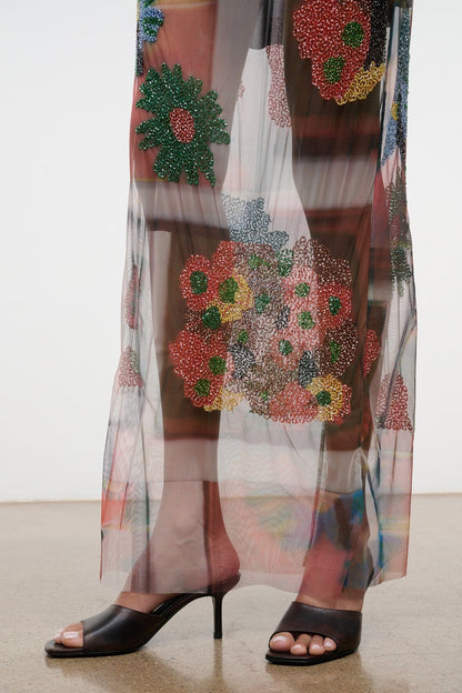 Liliana Dress Superbloom Scarf | STAUD Special Offer