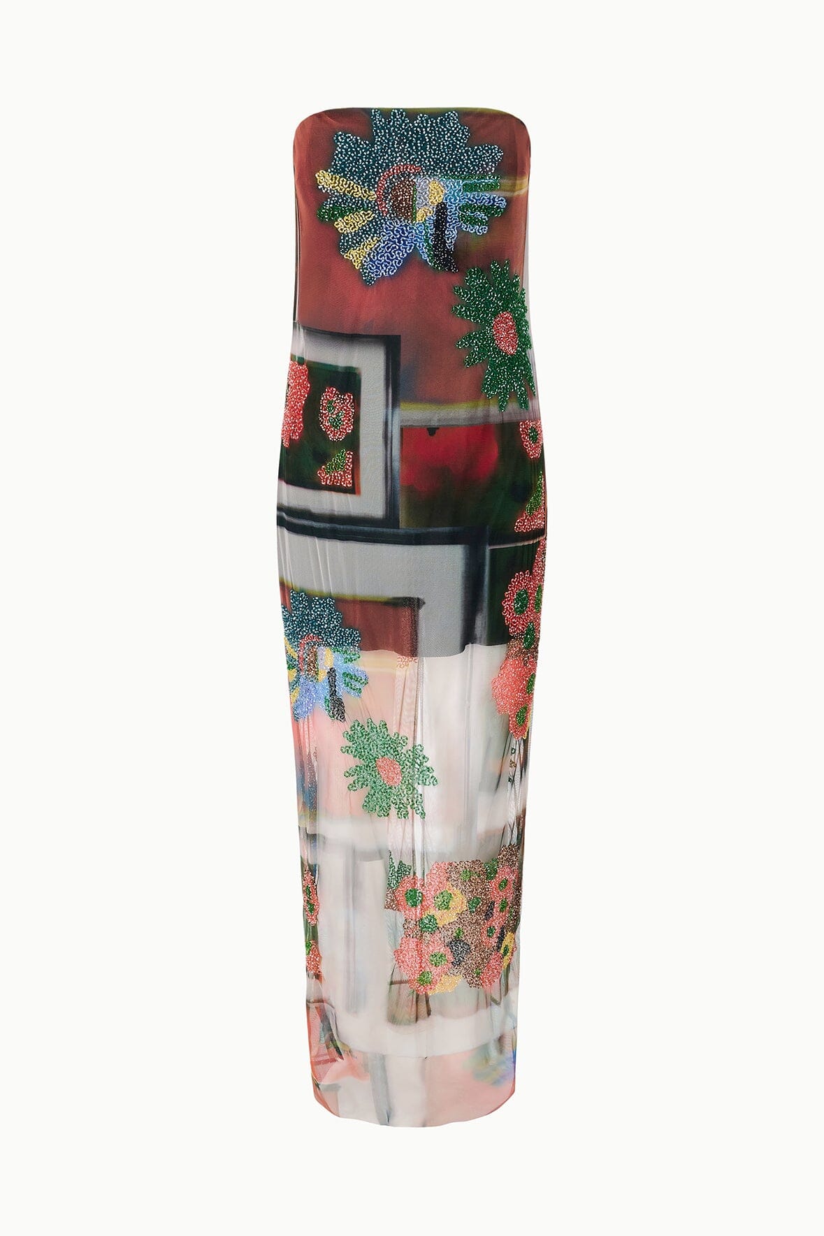Liliana Dress Superbloom Scarf | STAUD Special Offer