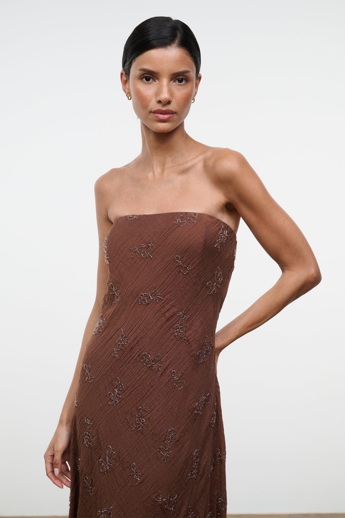 Cassie Dress Cedar | STAUD Featured