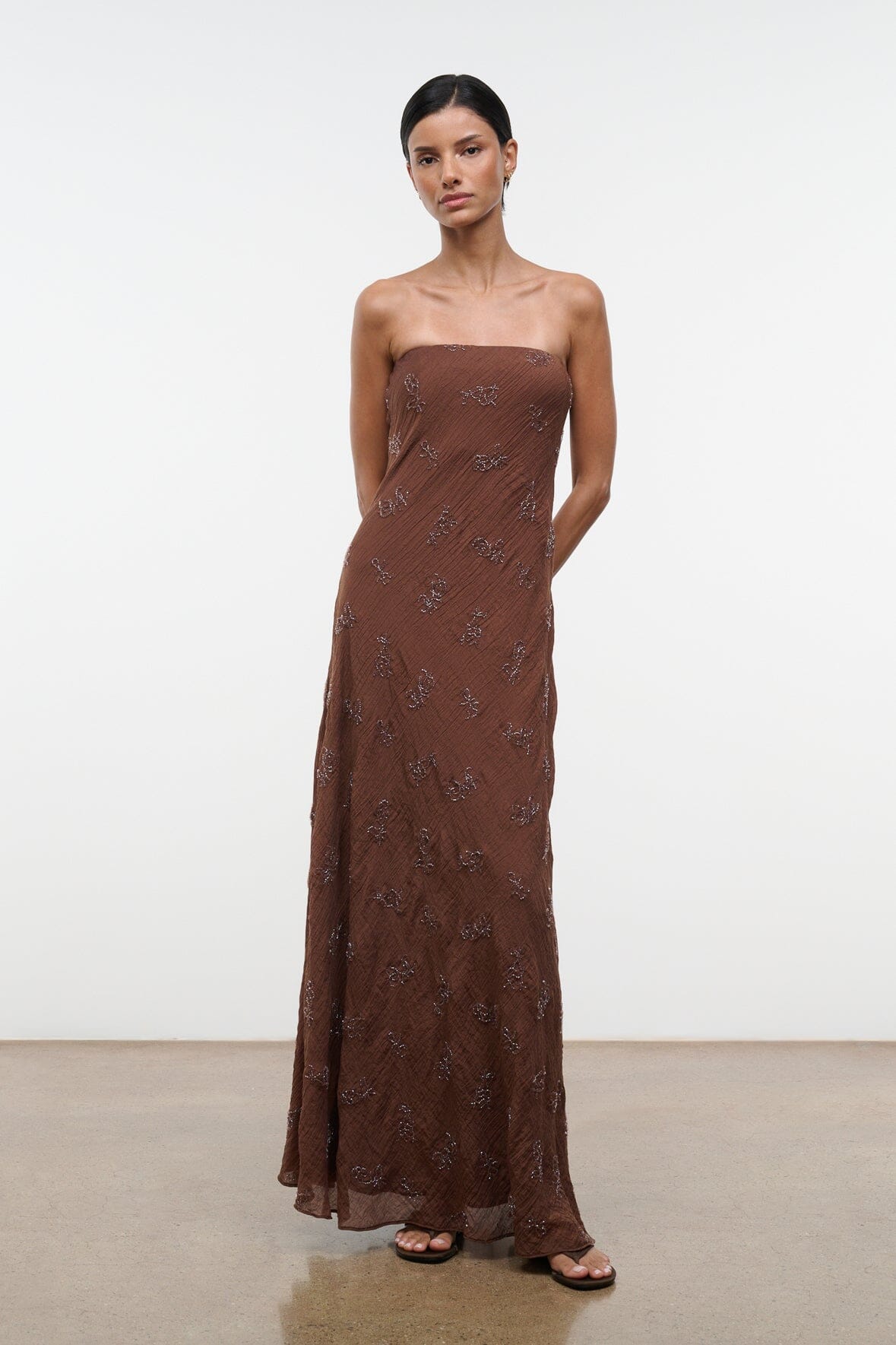 Cassie Dress Cedar | STAUD Featured