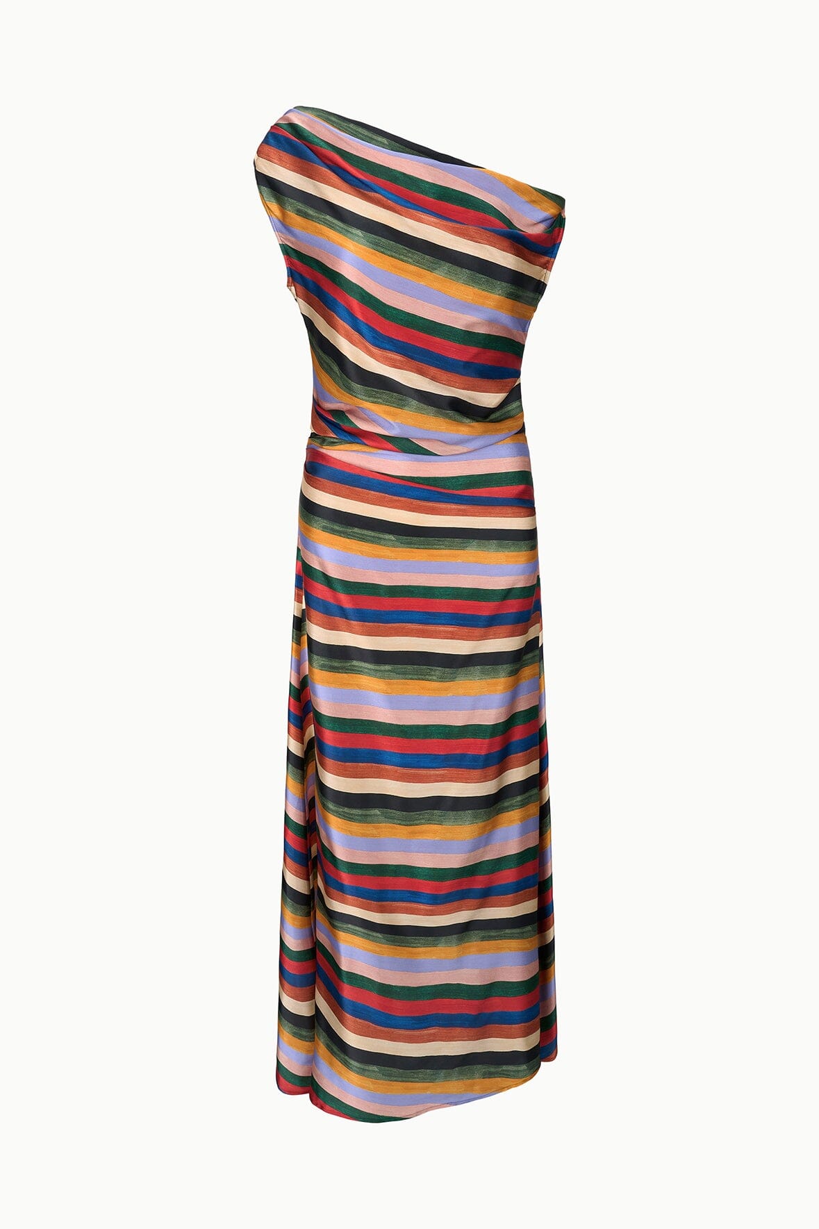 Phare Silk Maxi Dress Artist Stripe | STAUD Deals