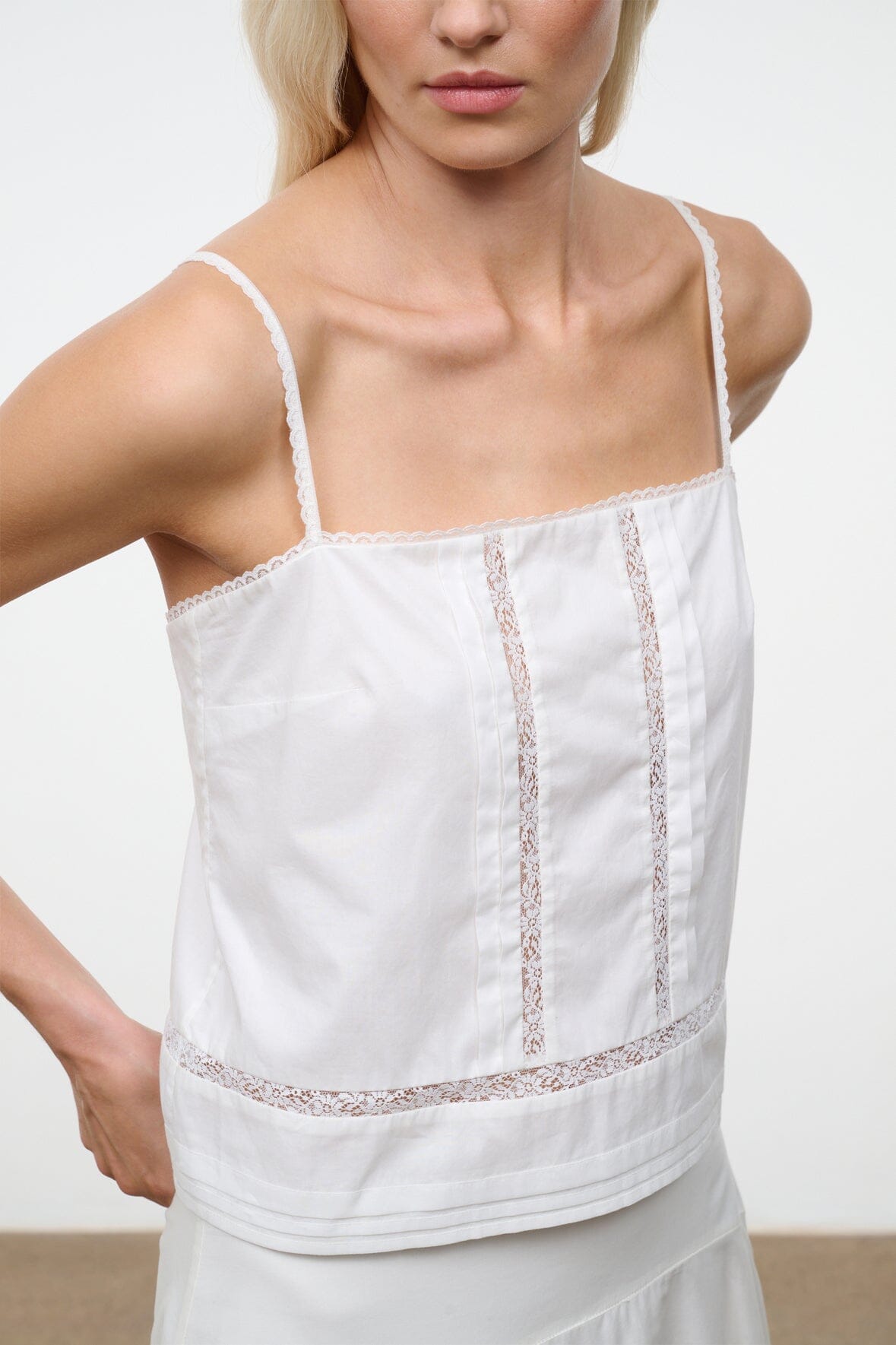 Corinna Top Ivory | STAUD Trusted