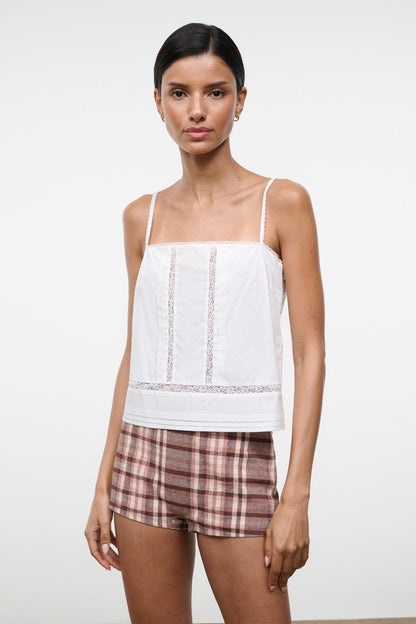 Corinna Top Ivory | STAUD Trusted