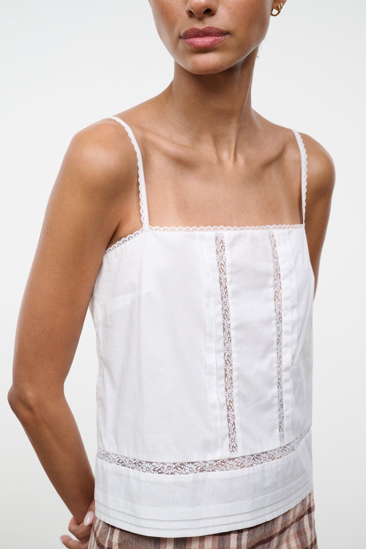 Corinna Top Ivory | STAUD Trusted