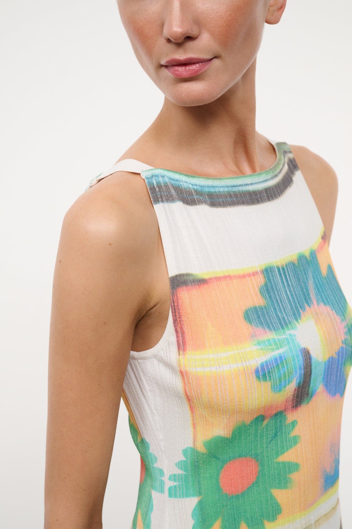 Bryn Top Superbloom Scarf | STAUD Trusted