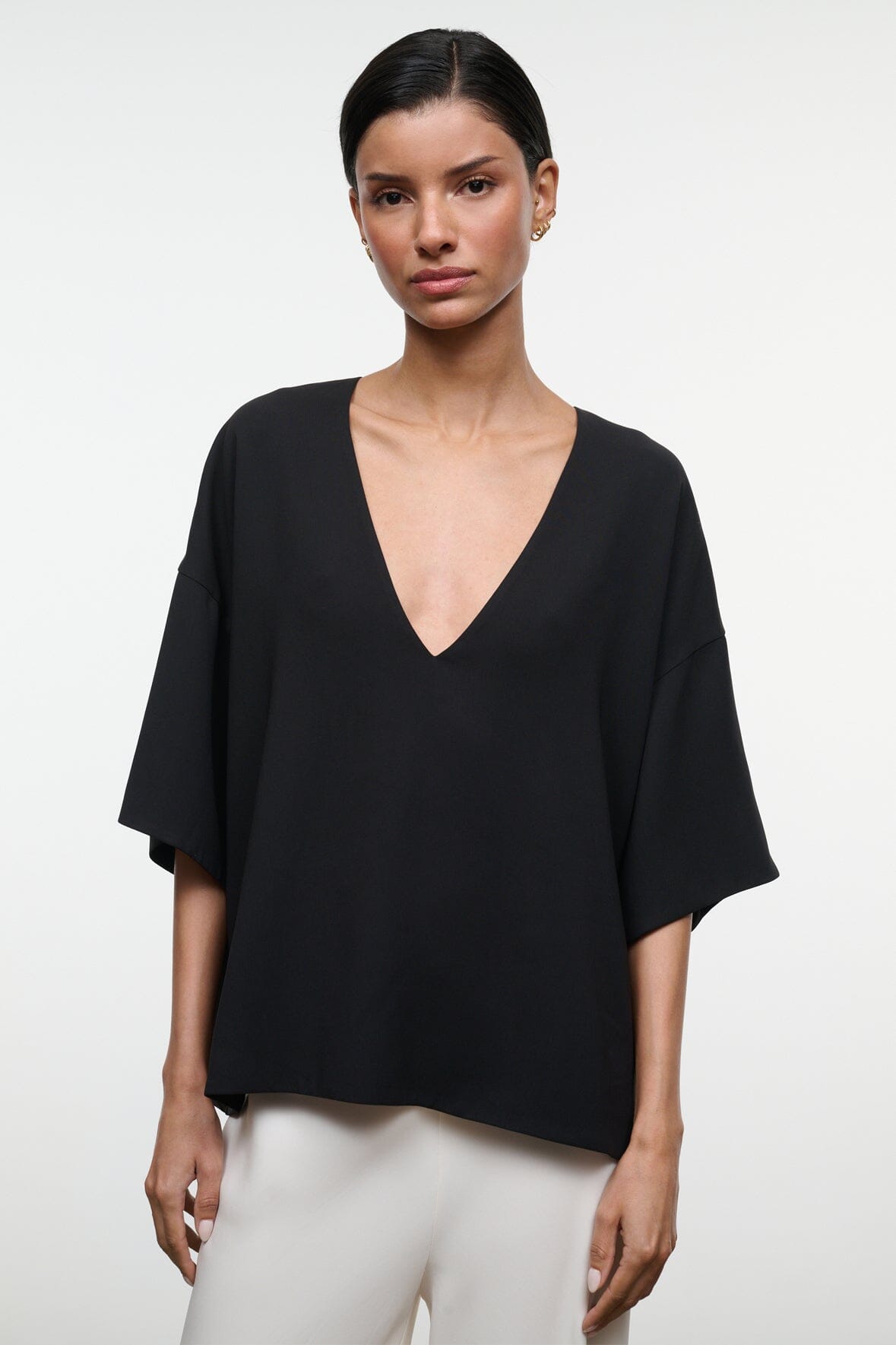 Studio Tee Black | STAUD Trusted