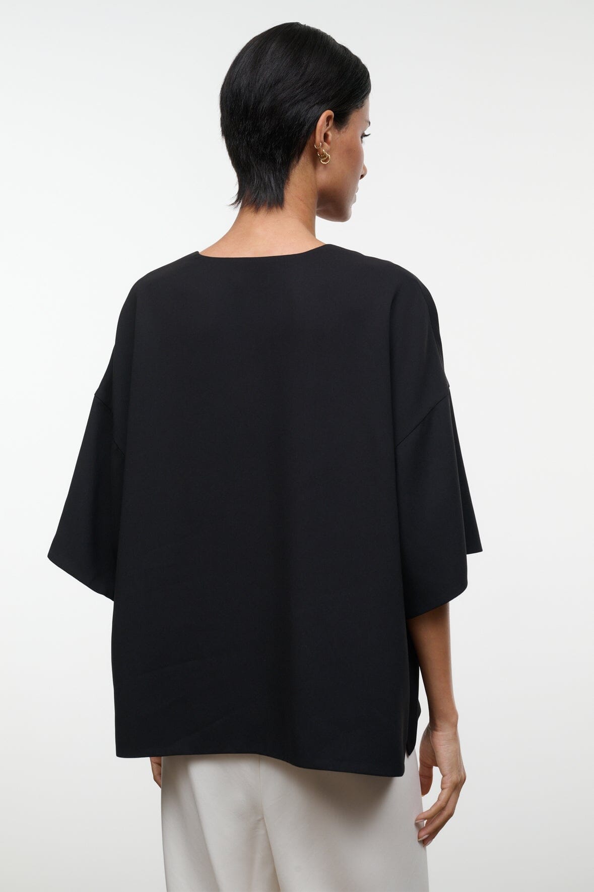 Studio Tee Black | STAUD Trusted