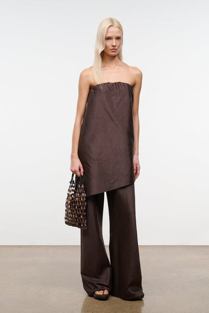 Georgia Silk Convertible Top Earth | STAUD Classic