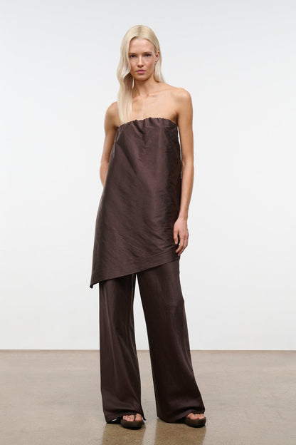 Georgia Silk Convertible Top Earth | STAUD Classic