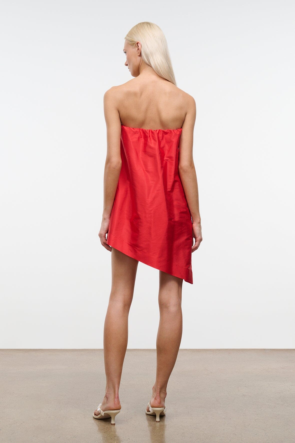 Georgia Silk Convertible Top Red Rose | STAUD Classic