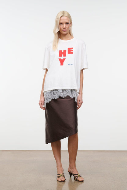 Liam Relaxed Tee Hey | STAUD Sale