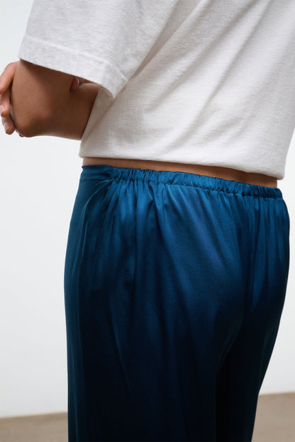 Stroll Silk Pant Harbor | STAUD Essential