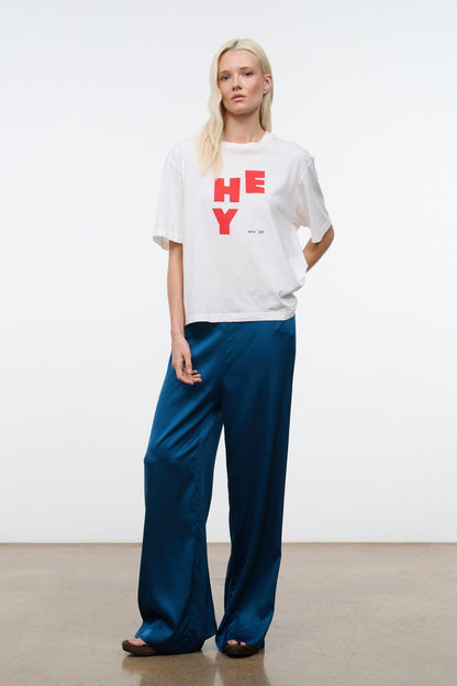 Stroll Silk Pant Harbor | STAUD Essential