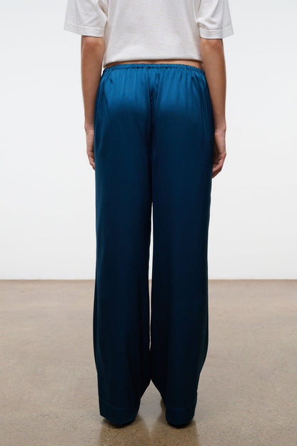 Stroll Silk Pant Harbor | STAUD Essential