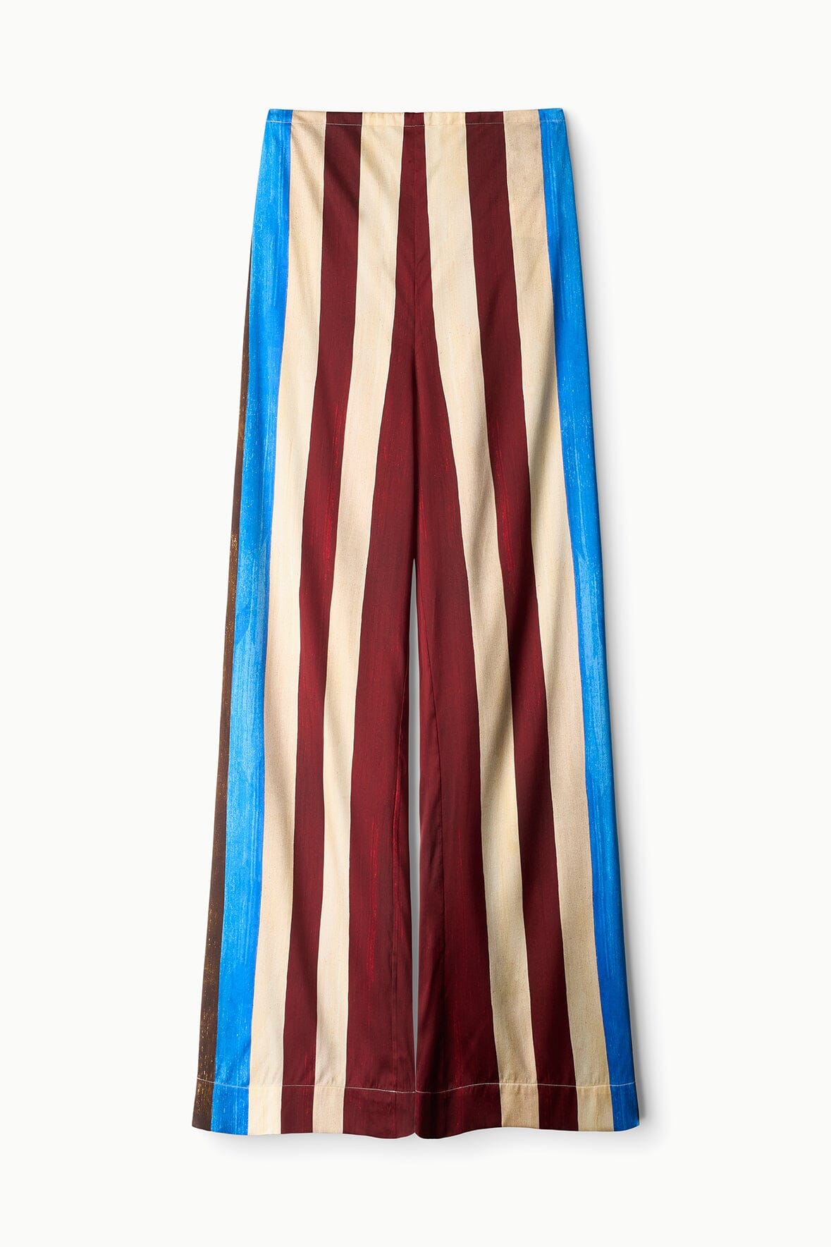 Stroll Silk Pant Caffe Stripe | STAUD Discount