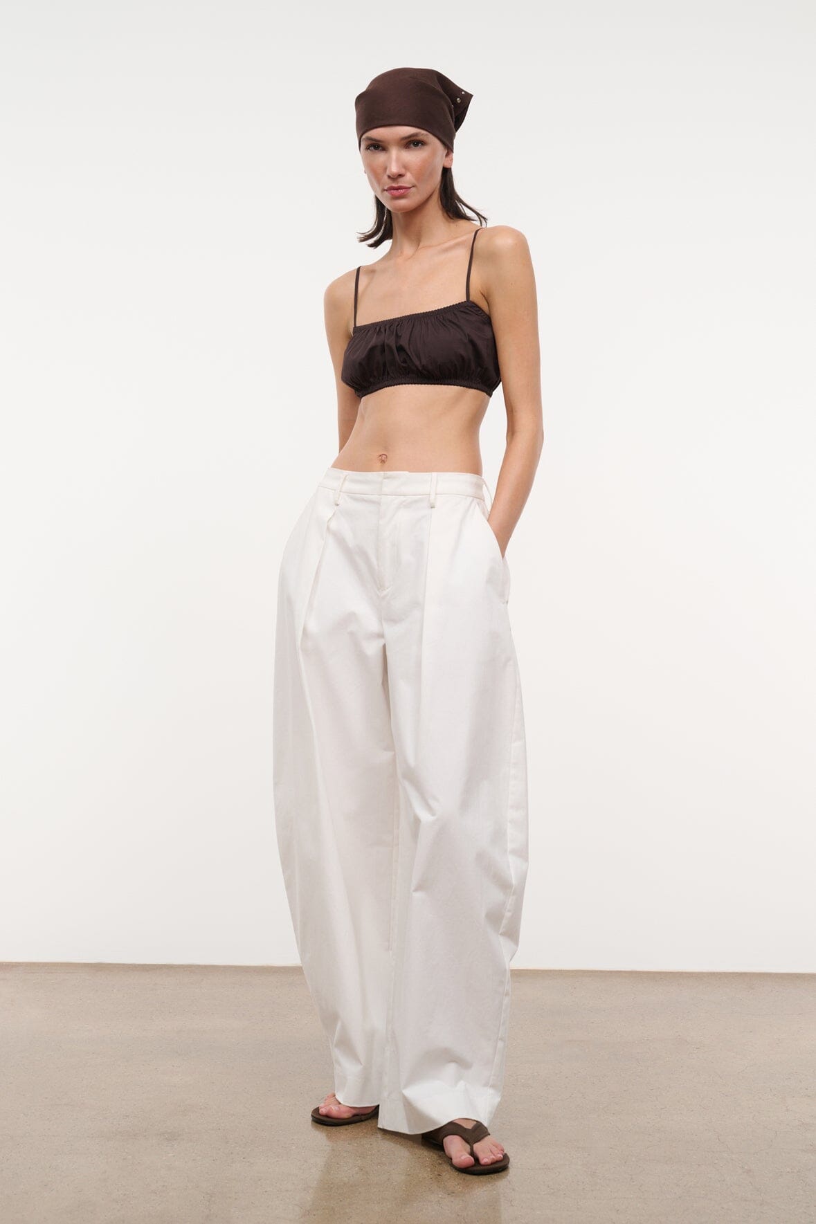 Elias Pant White | STAUD Classic