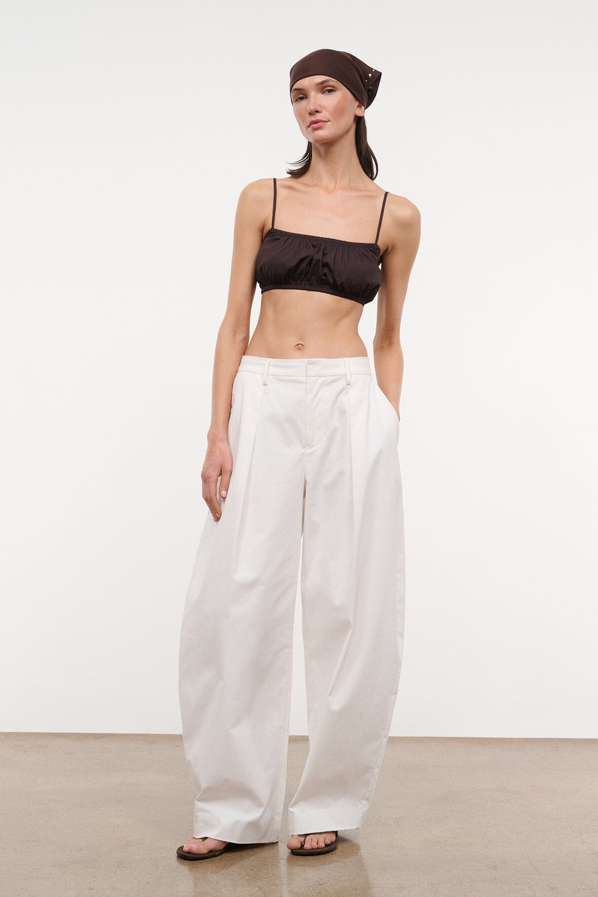 Elias Pant White | STAUD Classic