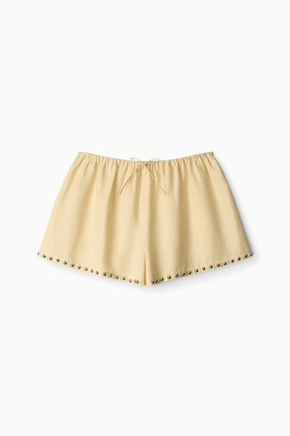 Paddle Linen Short Butter Studs | STAUD Smart Buy