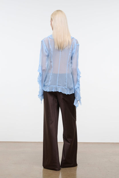 Stroll Silk Pant Earth | STAUD Featured