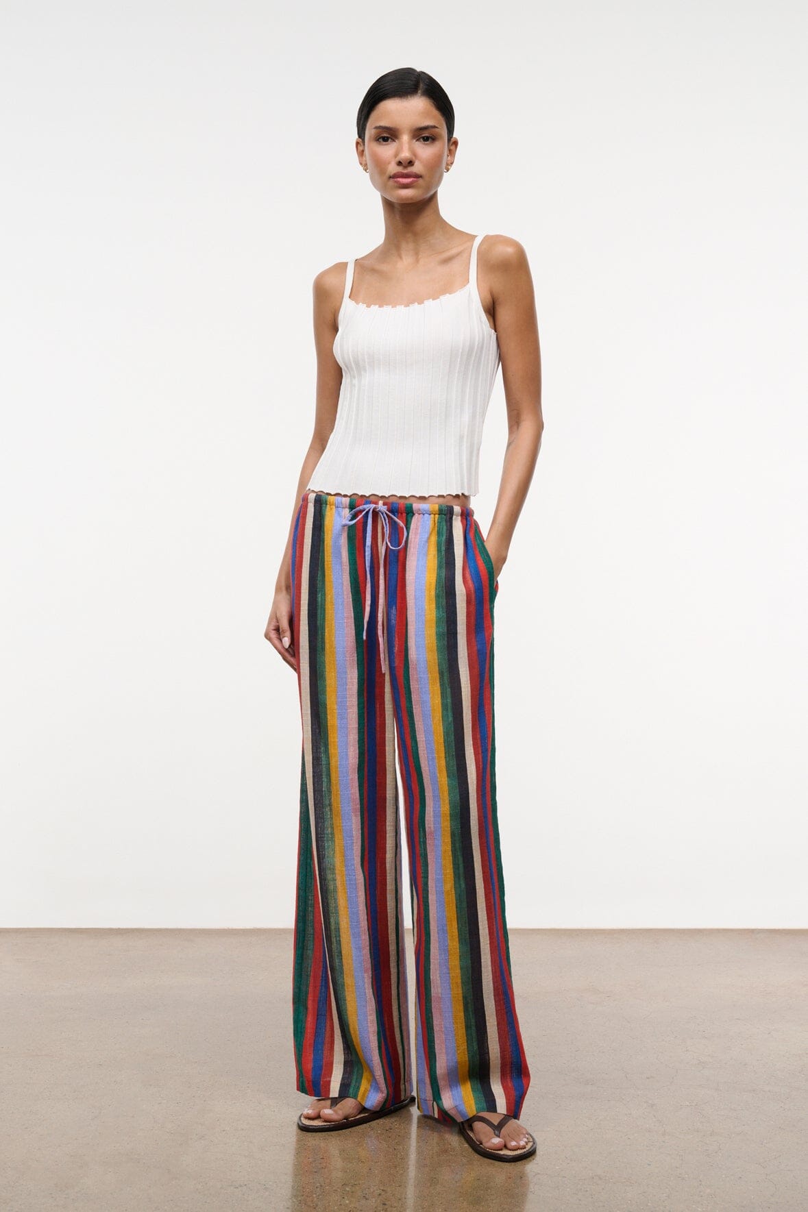 Mateo Pant Artist Stripe | STAUD Trending